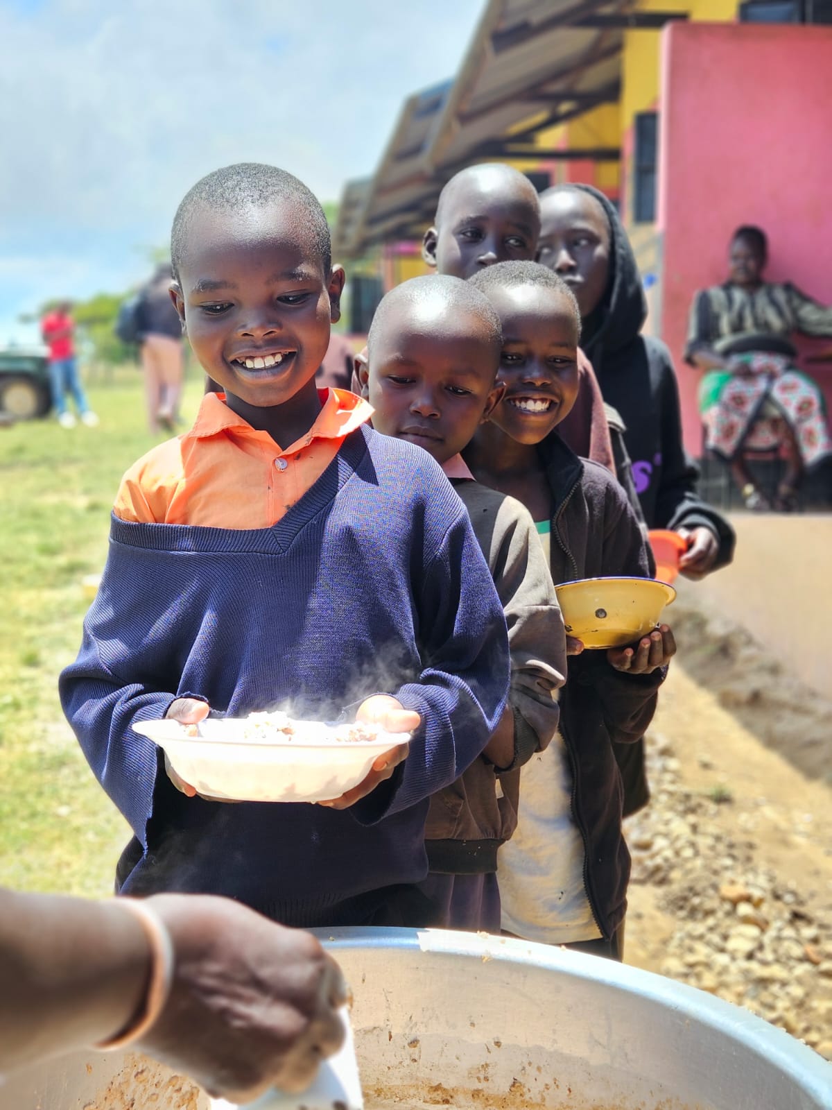 Children receiving school meals